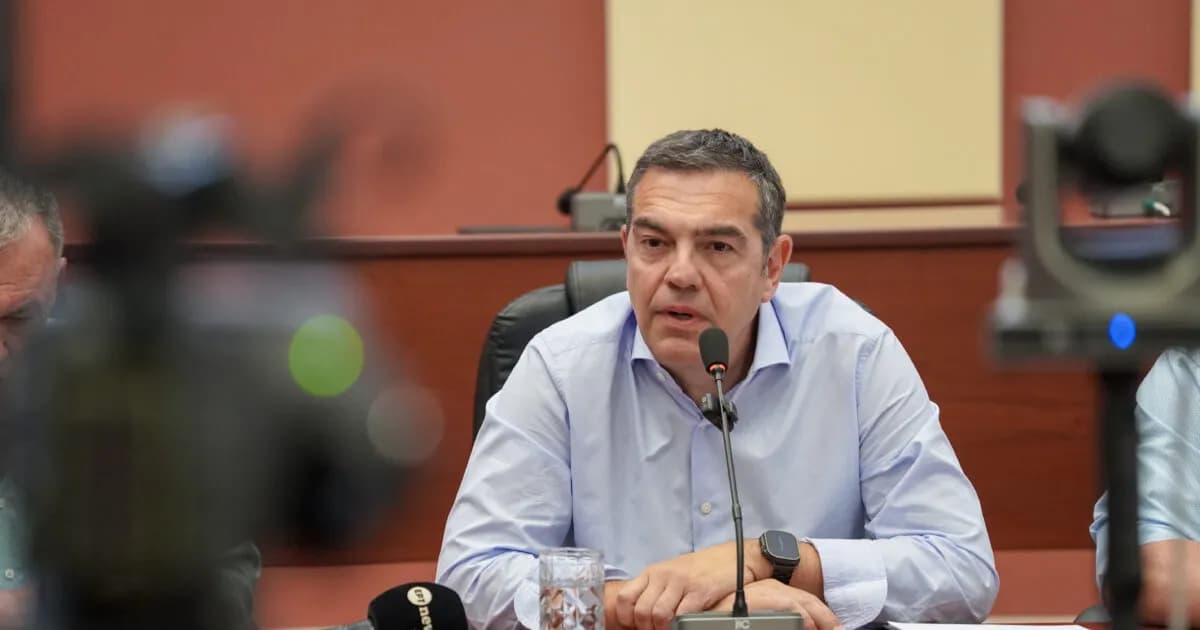 Ο Τσίπρας για τις φωτιές και τη χρηματοδότηση της ΕΛΑΣ