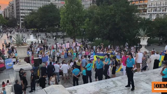 Οι Ουκρανοί τίμησαν την Ημέρα Ανεξαρτησίας στην Αθήνα