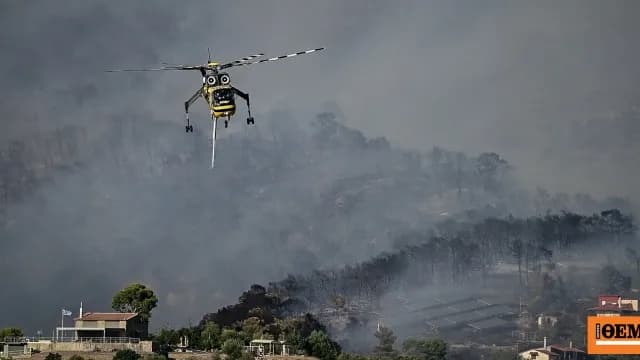 Η φωτιά στη Δυτική Αττική: Κίνδυνος «υπόγειας καύσης»