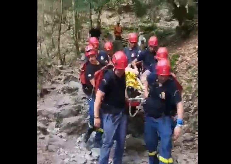 Η διάσωση 50χρονης Λευκορωσίδας στον Όλυμπο
