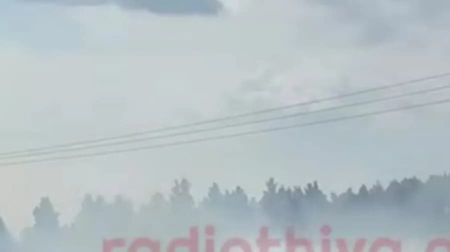 Φωτιά στη Θήβα: Απειλεί το Μοσχοπόδι, καπνός στην πόλη