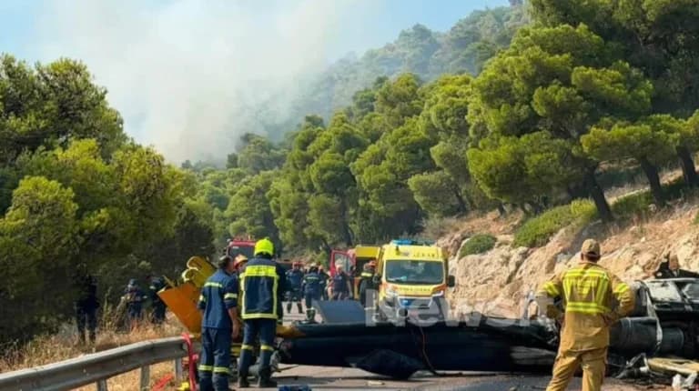 Ψάθα: Ο αδελφός αντιδημάρχου έπεσε πάνω σε συντρίμμια ελικοπτέρου