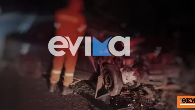 Η 80χρονη απεγκλωβίστηκε μετά από τροχαίο στην Εύβοια
