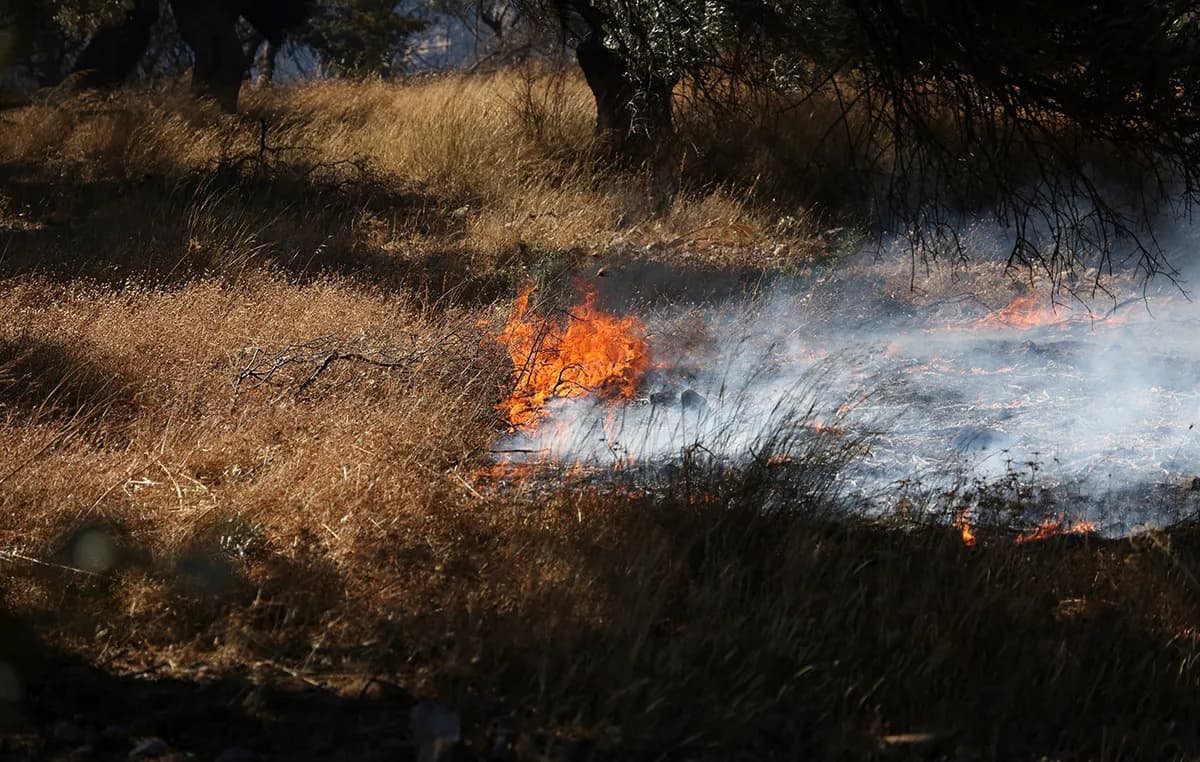 Φωτιά στην Αργιθέα Κορωπίου: Ήχησε το 112 για ετοιμότητα
