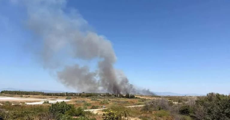 Η φωτιά στον Ίμερο Ροδόπης οδήγησε σε εκκένωση περιοχών