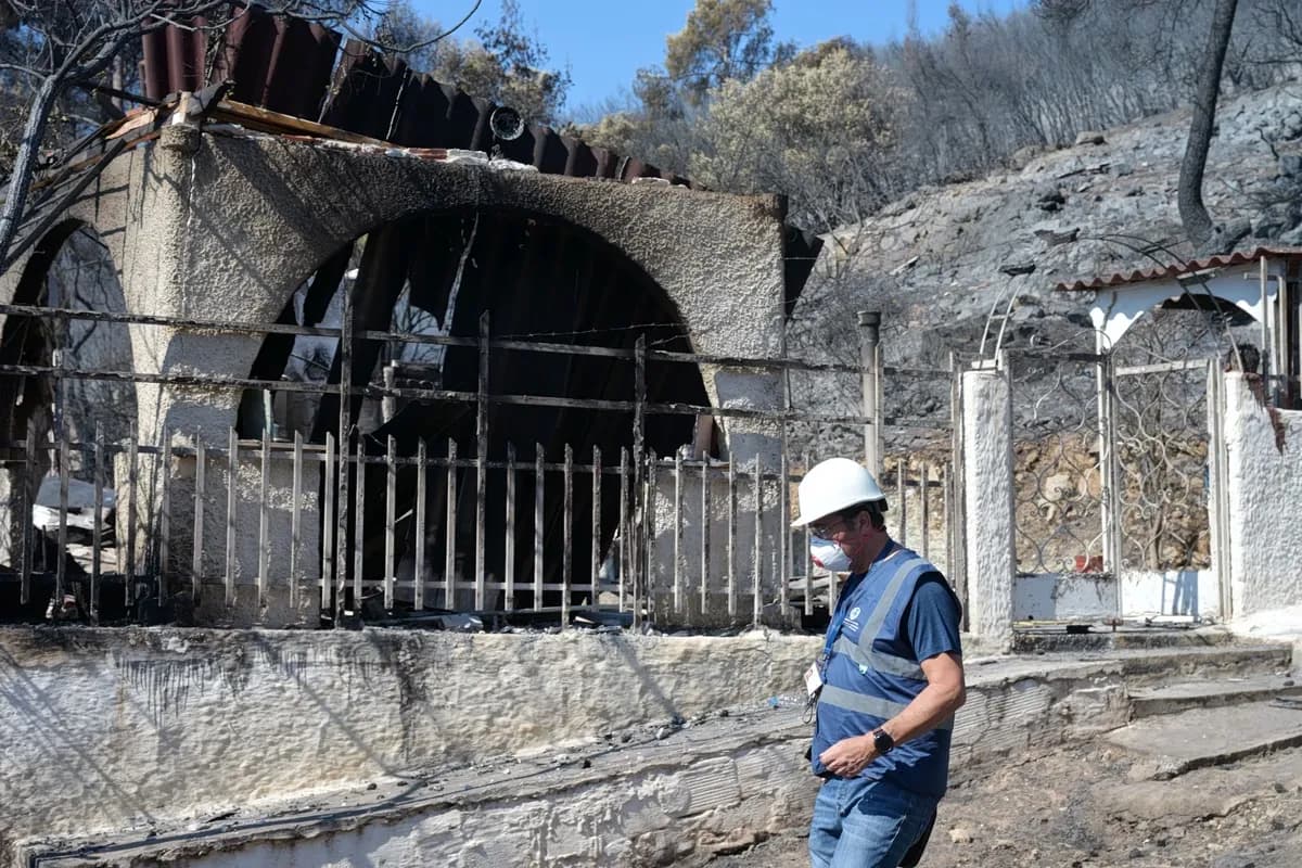Η ψυχολογική στήριξη στους πληγέντες της Σαλαμίνας