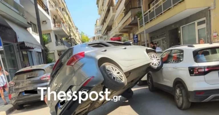 Το απίστευτο τροχαίο στη Θεσσαλονίκη στο Ντεπώ