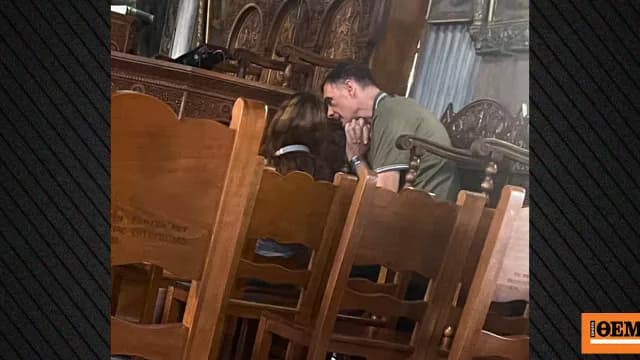 Ο Γιώργος Μπαρτζώκας σε προσκύνημα στην Παναγία της Τήνου