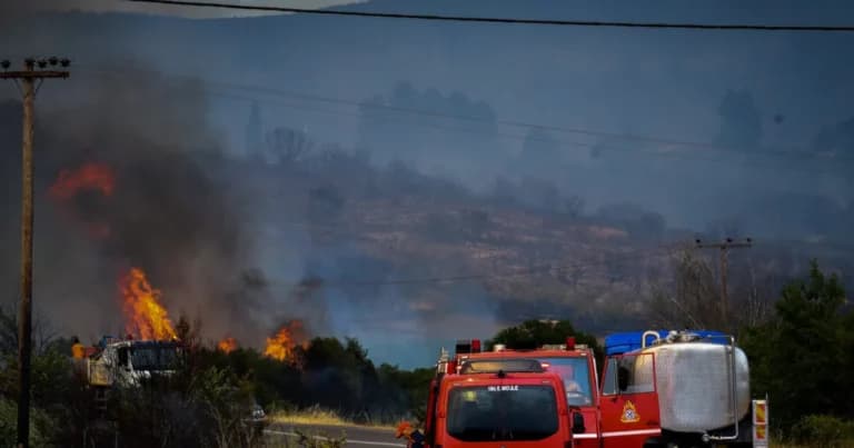Φωτιά στη Σίβηρη Χαλκιδικής: Κινητοποίηση 52 πυροσβεστών