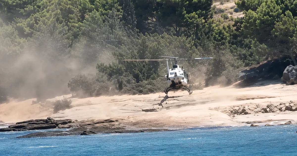 Ελεύθερος ο 39χρονος μετά την προσγείωση ελικοπτέρου στις Σπέτσες