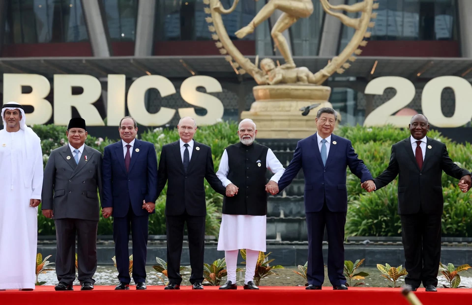 Οι ηγέτες των BRICS ζητούν αυτοσυγκράτηση για τη Μέση Ανατολή