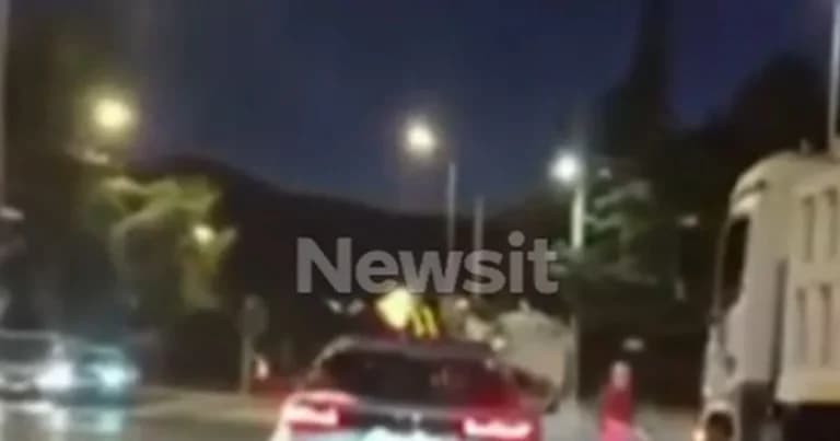 Ο 21χρονος οδηγός παραβίασε κόκκινο στη Λεωφόρο Πεντέλης