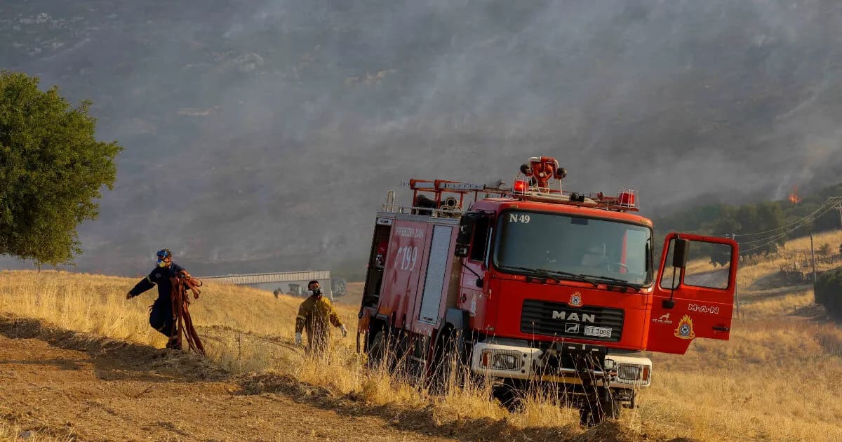 Κόκκινος Συναγερμός για Κίνδυνο Πυρκαγιάς Την Τρίτη
