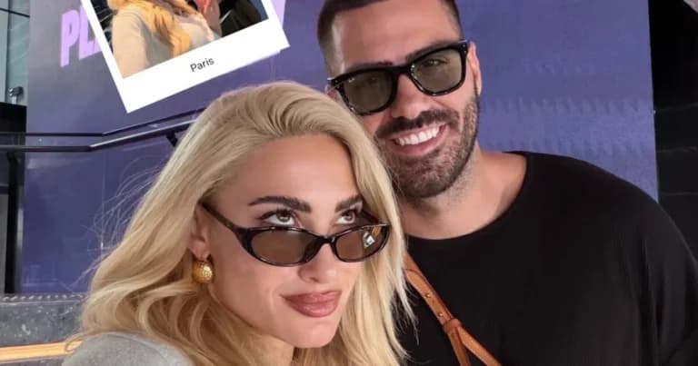 Η Ιωάννα Τούνη στο Παρίσι με τον Δημήτρη Σπυριδωνίδη