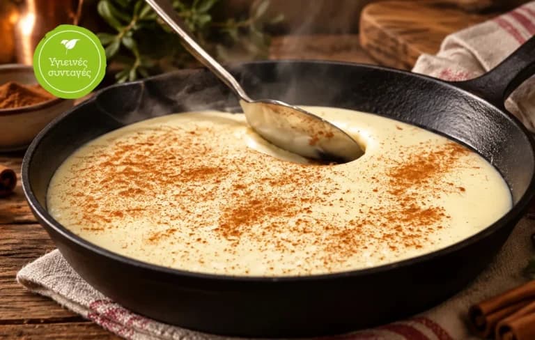 Η κρέμα σιμιγδαλιού με μέλι είναι το ιδανικό επιδόρπιο