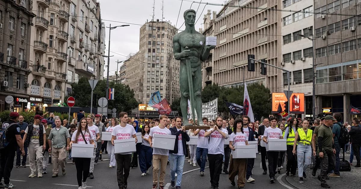 Οι φοιτητές της Σερβίας κατέθεσαν ψηφοδέλτιο