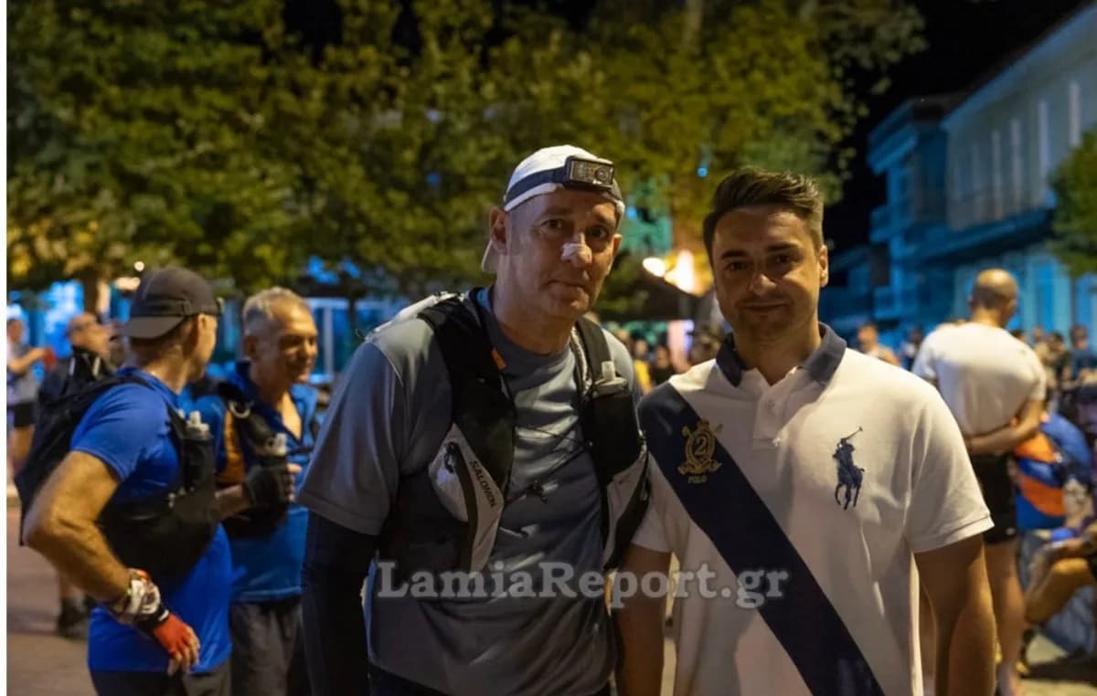 Ο Αγγελόπουλος έτρεξε στον υπερμαραθώνιο Οίτη Ultra Trail