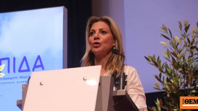 Η Καρυστιανού παρουσίασε το πρόγραμμα της Ελπίδας στη ΔΕΘ