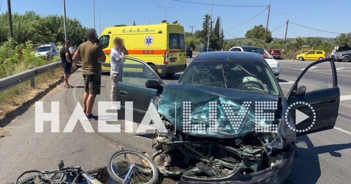 Τραγωδία στον Πύργο: Νεκρός 17χρονος σε τροχαίο δυστύχημα