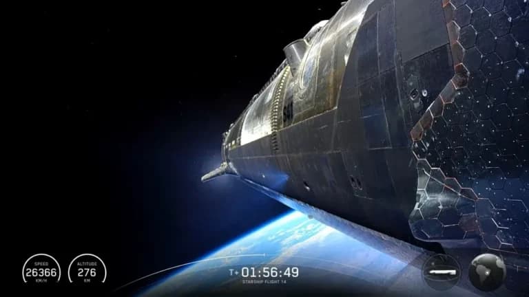 Ο πύραυλος Starship του Έλον Μασκ έφτασε για πρώτη φορά σε τροχιά