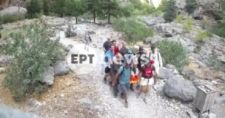Συναγερμός στο φαράγγι της Σαμαριάς για τον μοναχό