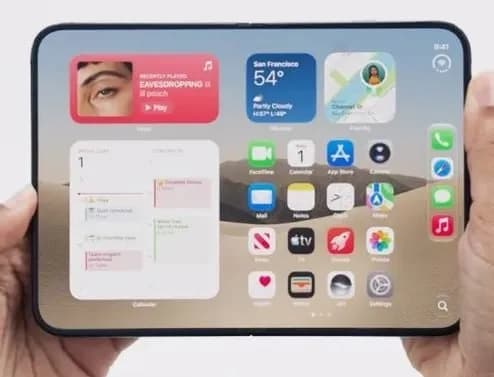 Η Apple παρουσίασε το πρώτο αναδιπλούμενο iPhone