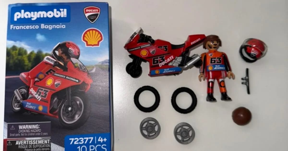 Η Shell γιορτάζει τα 100 χρόνια με φιγούρες Ducati Playmobil