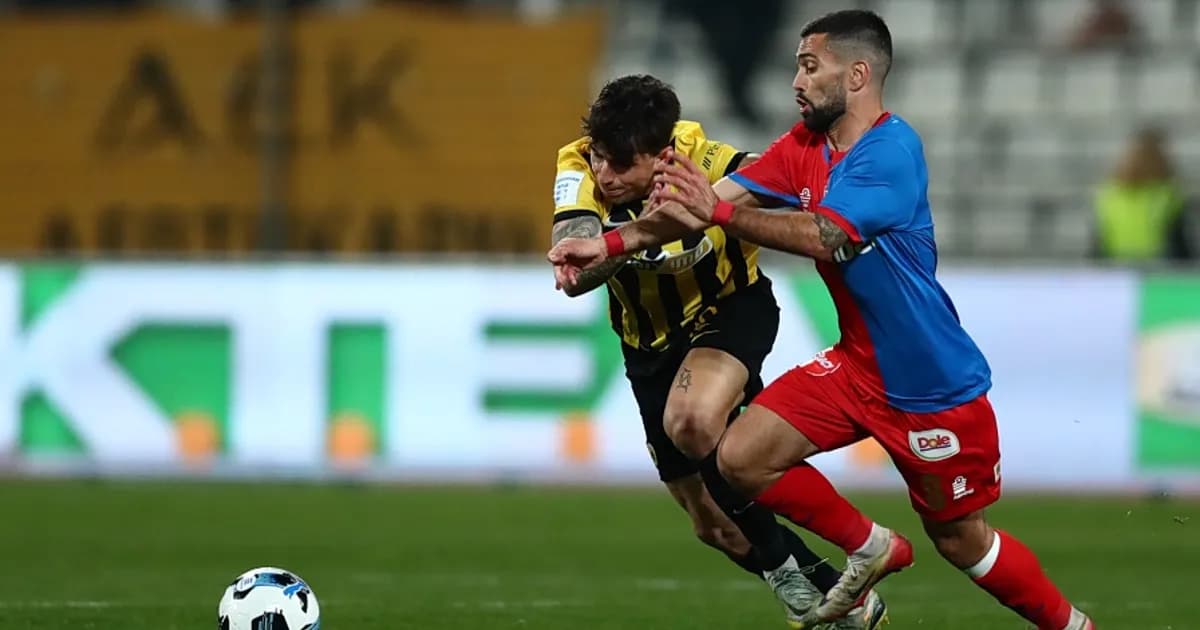 Ο Βόλος και η ΑΕΚ 0-0 στο ημίχρονο στο Πανθεσσαλικό