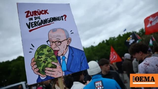 Η Γερμανία: Μαθητές διαδηλώνουν κατά της θητείας