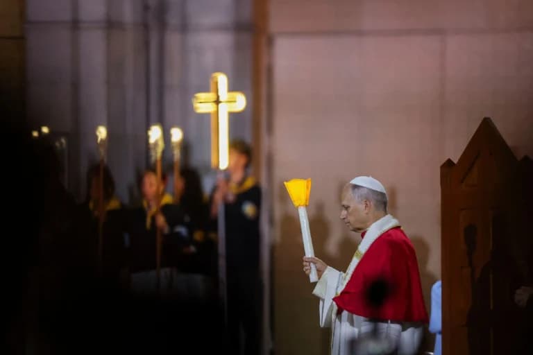 Ο Πάπας Λέων συναντήθηκε με θύματα κακοποίησης στη Λούρδη