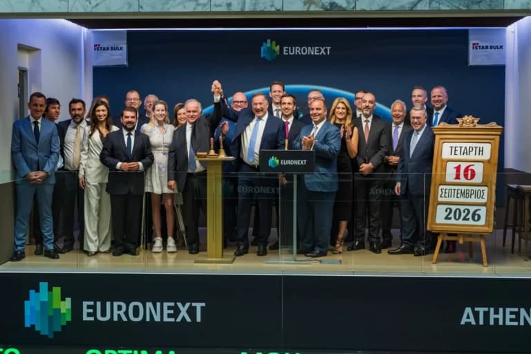 Η Star Bulk αντλεί 107,8 εκατ. ευρώ στο Χρηματιστήριο Αθηνών