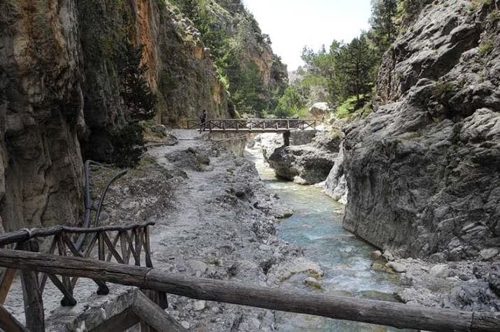 Κλειστό το Φαράγγι της Σαμαριάς λόγω κακοκαιρίας