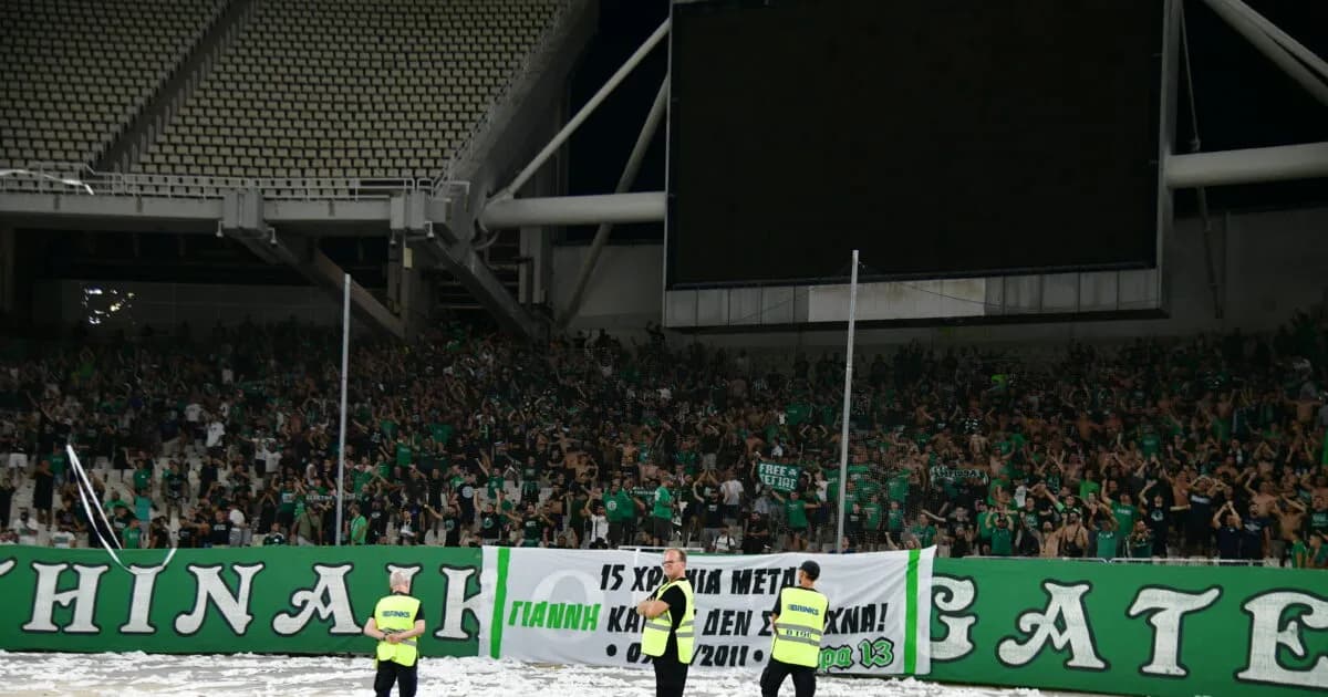 Ο Παναθηναϊκός νίκησε τον ΠΑΟΚ 3-1, έξι συλλήψεις στο ΟΑΚΑ