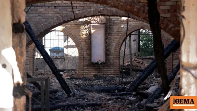 Φωτιά στην Achaia Clauss: Κάηκε ιστορικό κτίριο 165 ετών
