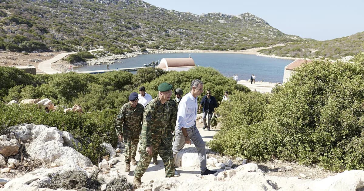 Ο Μητσοτάκης από το Καστελλόριζο στέλνει μήνυμα στην Τουρκία