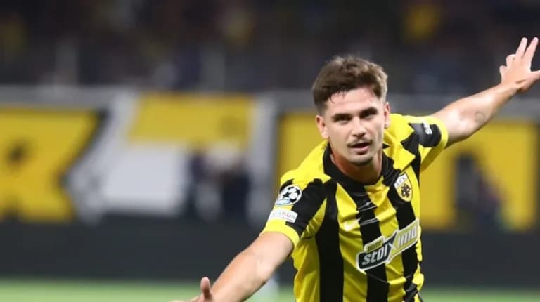Η ΑΕΚ προηγείται 1-0 επί της ΛΑΣΚ με υπέροχο γκολ του Μαρίν