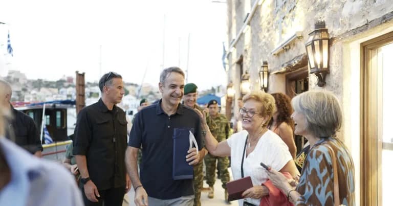 Ο Μητσοτάκης στο Καστελλόριζο στέλνει μήνυμα στην Άγκυρα