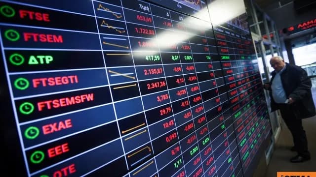 Το Χρηματιστήριο Αθηνών έχασε τις 2.700 μονάδες