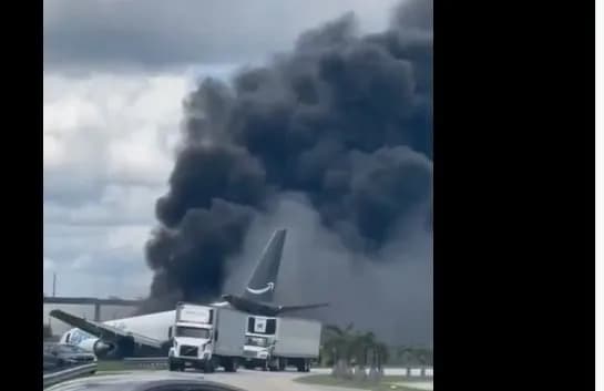 Το Boeing 767 της Amazon βγήκε από διάδρομο στο Μαϊάμι