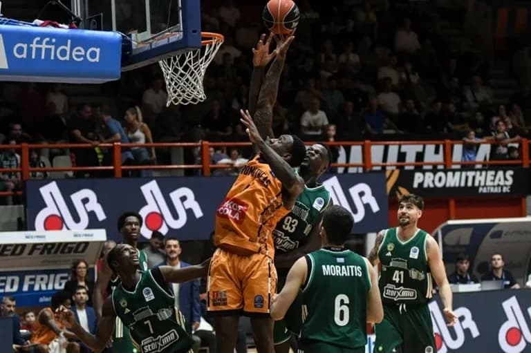 Παναθηναϊκός «σαρώνει» τον Προμηθέα με 84-59 στη GBL