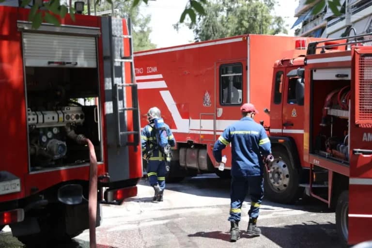 Πυροσβέστες σώζουν 50χρονο στον Κόζιακα Τρικάλων