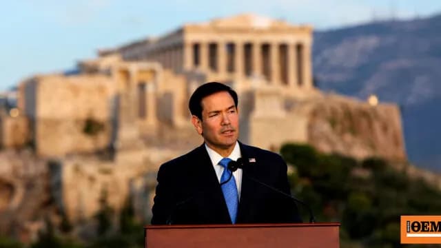 Ρούμπιο από την Πνύκα: Μήνυμα ισχύος για το μέλλον της Δύσης