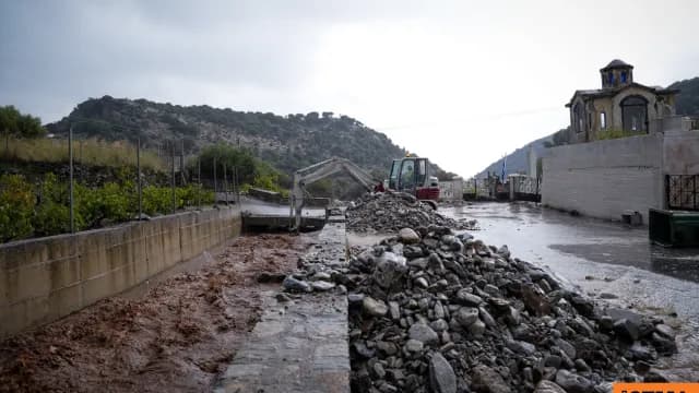 Χωρίς νερό Ζωνιανά και Κράνα λόγω κακοκαιρίας στην Κρήτη