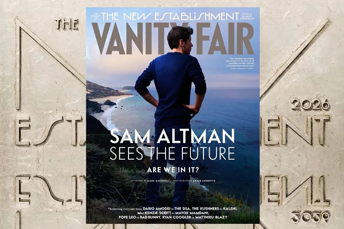 Σαμ Άλτμαν: Στην κορυφή της λίστας Vanity Fair 2026