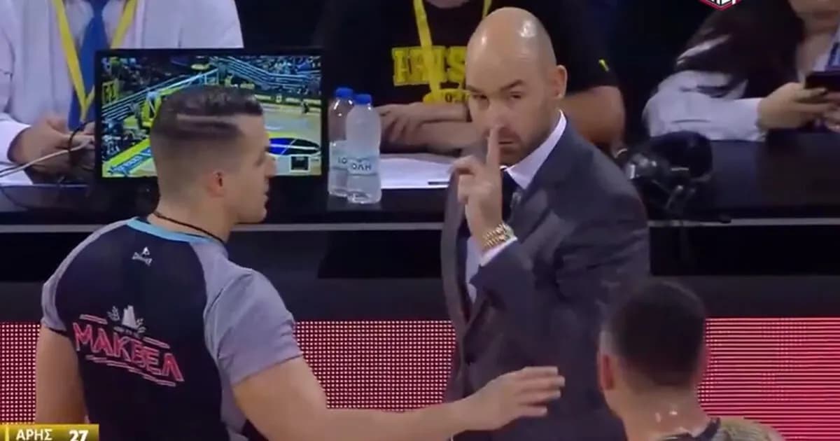 Ένταση Σπανούλη-Λαρεντζάκη στο Άρης-ΑΕΚ της GBL