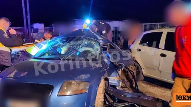 Τροχαίο στην Κόρινθο: Νεκρός 26χρονος, πέντε τραυματίες