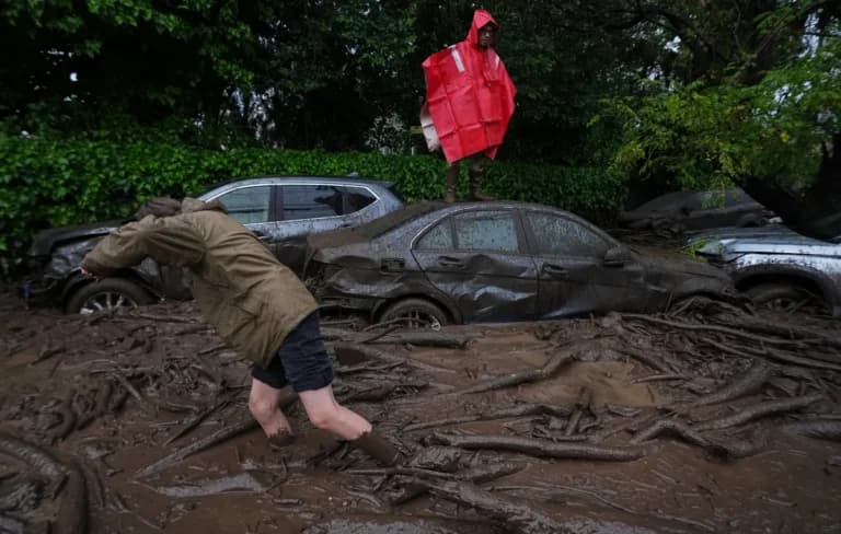 Λασπορροή στο Σαντιάγο της Χιλής αφήνει έξι τραυματίες