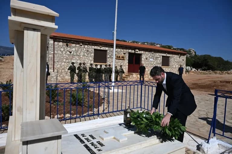 Ο Ανδρουλάκης στη Ρω: Φόρος τιμής στην Κυρά της Ρω