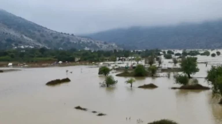 Αυτοψία σε πλημμυροπαθείς περιοχές της Κρήτης