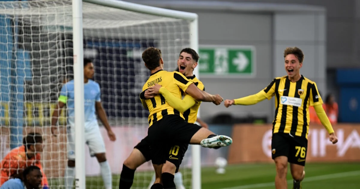 Youth League: Η ΑΕΚ κράτησε το αήττητο με 1-1 στη Σίτι